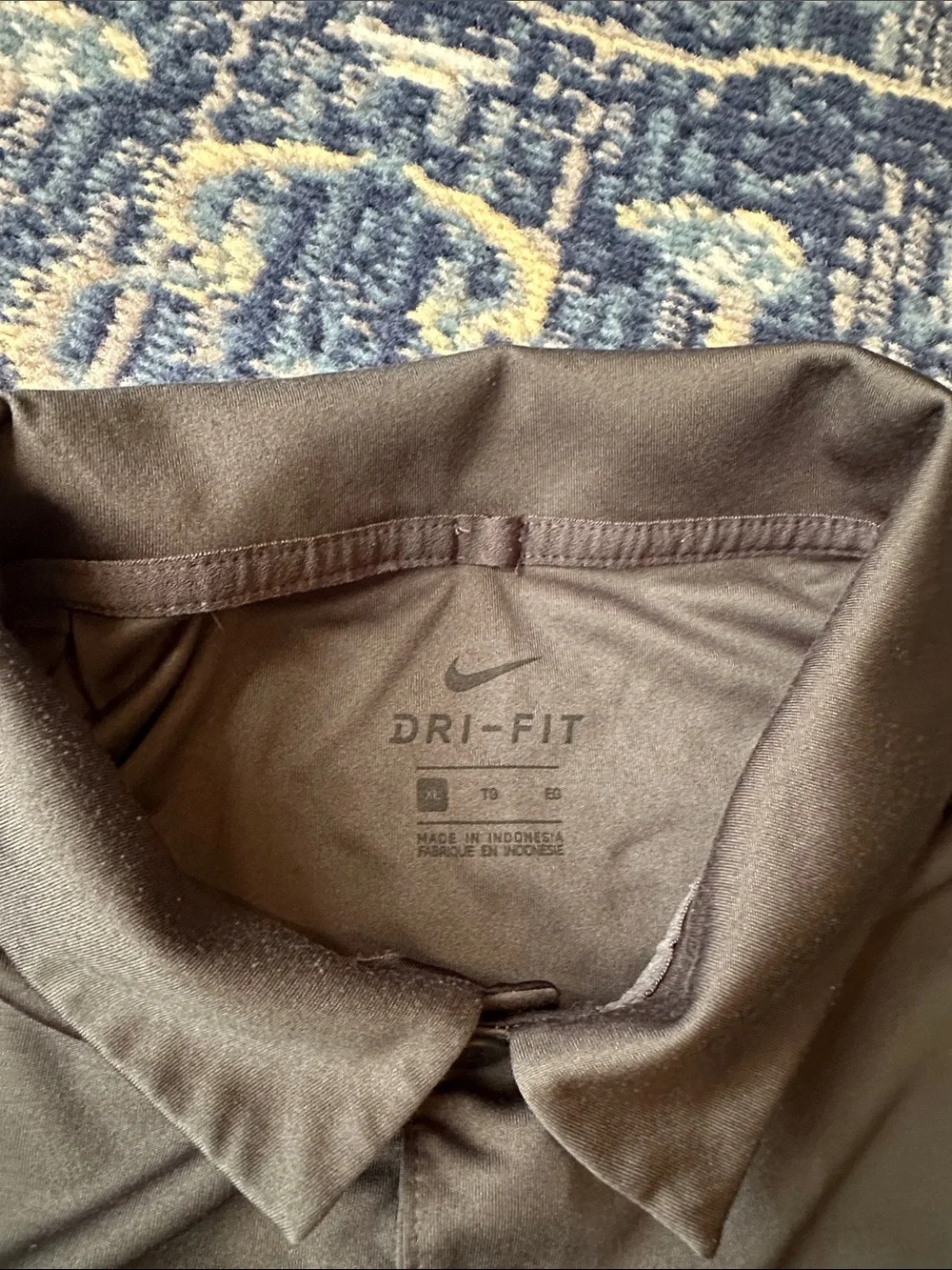 Nike Black and Gold Purdue Polo Shirt